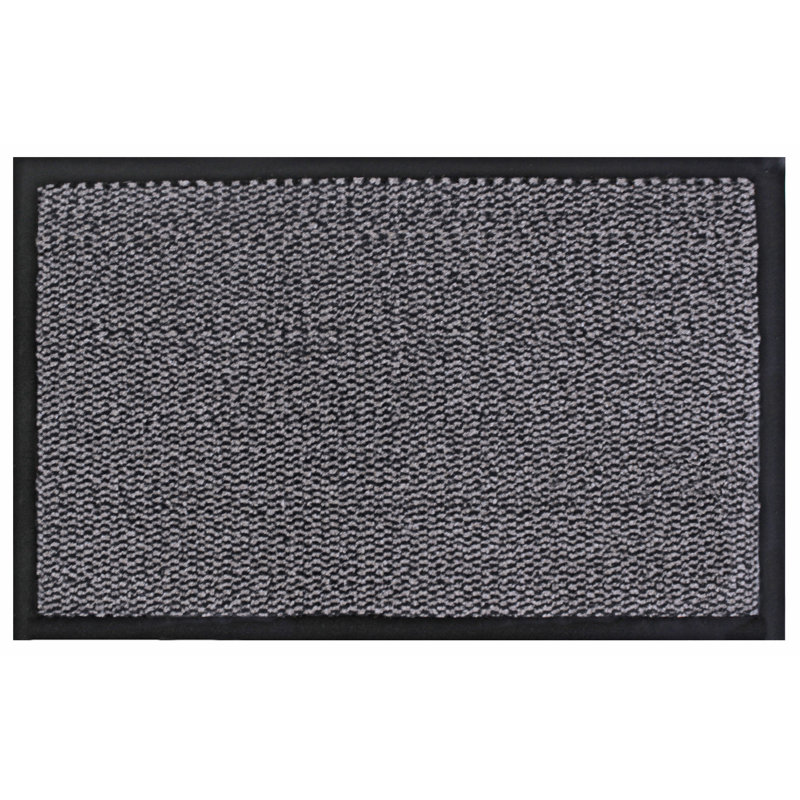 Non-Slip Indoor Doormat, Grey, Rectangle 120 x 170cm
