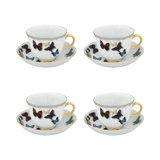 Butterfly Parade Porcelain Teacup