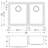 Chef's Series 30'' L Undermount Double Bowl Stainless Steel Kitchen Sink