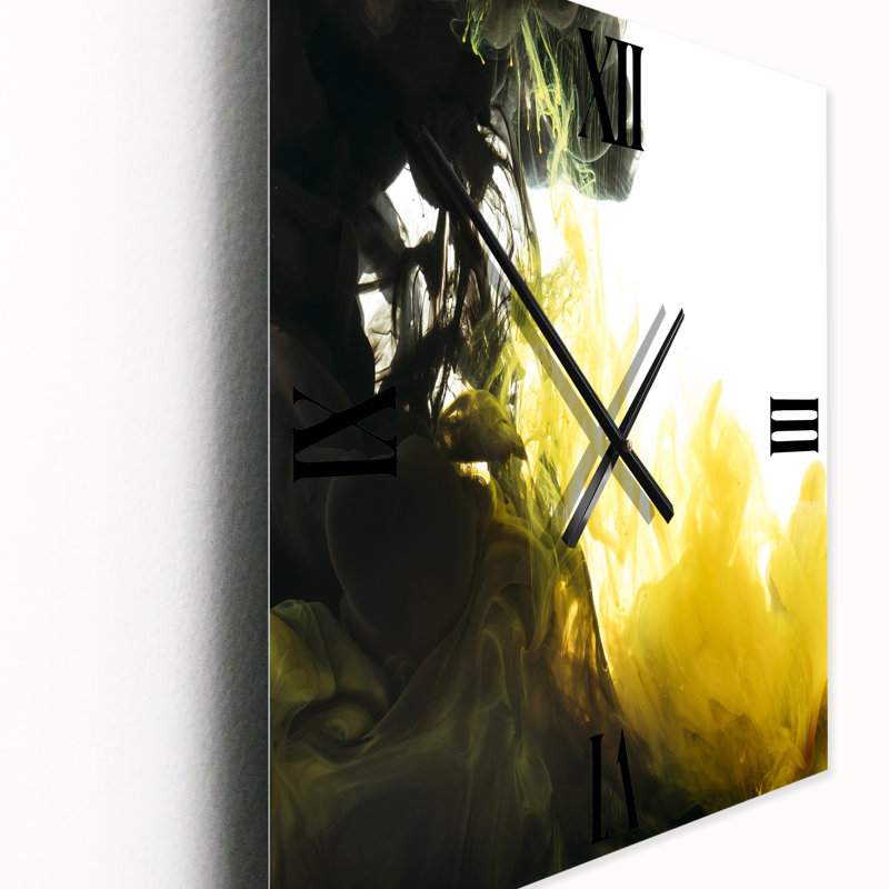 Horloge murale abstraite, Moyen
