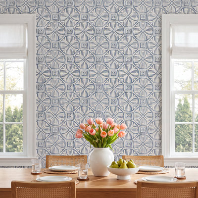 Suniti Prepasted Medallions Wallpaper