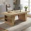 Bureau de 78,7 po de largeur avec tablettes et compartiments de rangement