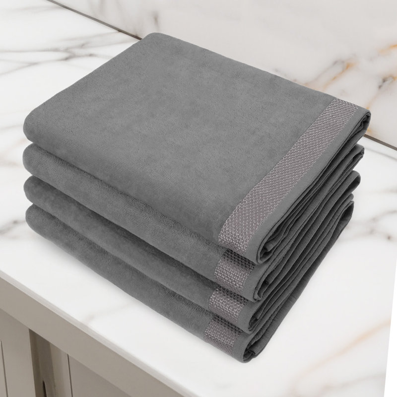 Ensemble de serviettes de plage Gorby, Gris