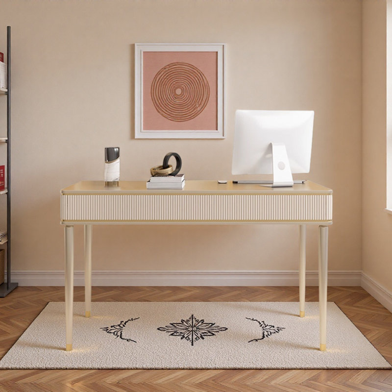 Bureau d'écriture Exquis Champagne Golden, H 31,49 po x l 39,37 po x P 23,62 po