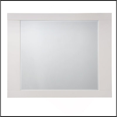 Naima II White High Gloss Finish Mirror