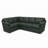 Ramdev Top Grain Leather Sofa Sectional with Cushioned Back and Pillow Top Arm-35667832-121933342