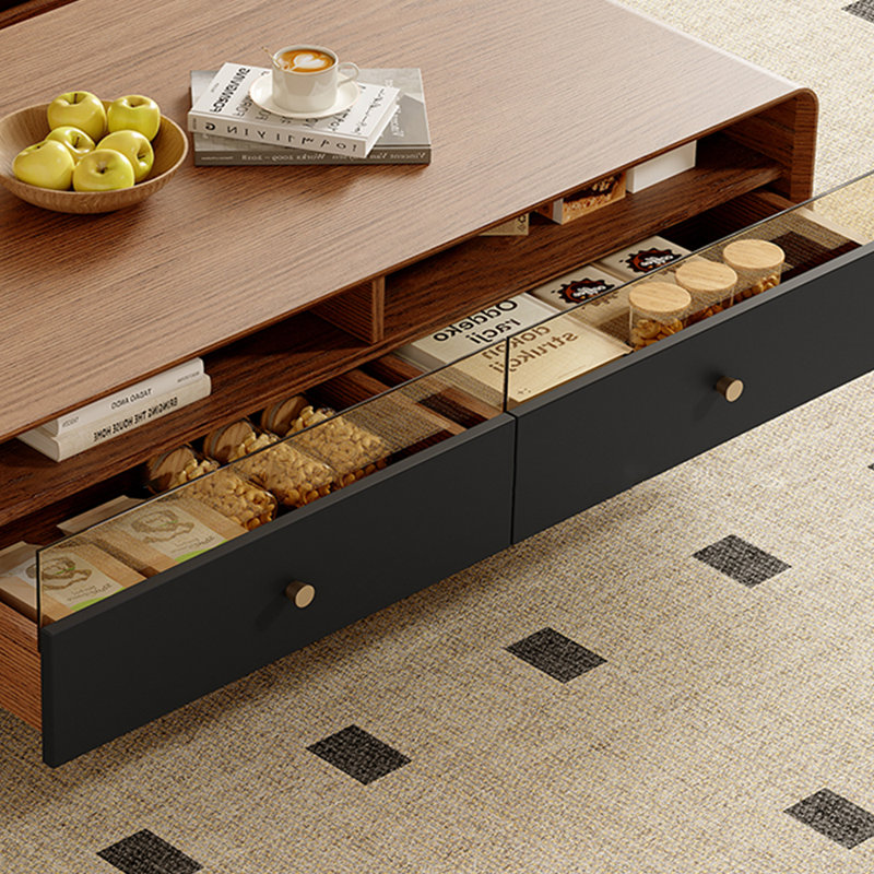 Meuble télé et table basse de style médiéval