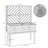 Elegant Stylized Trellis Planter with Self-Draining Design and Carbonized Fir Wood for Outdoor Beauty and Functionality-2119830759