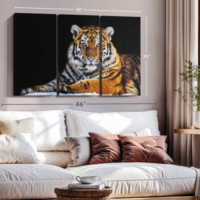 Impression sur toile de tigre