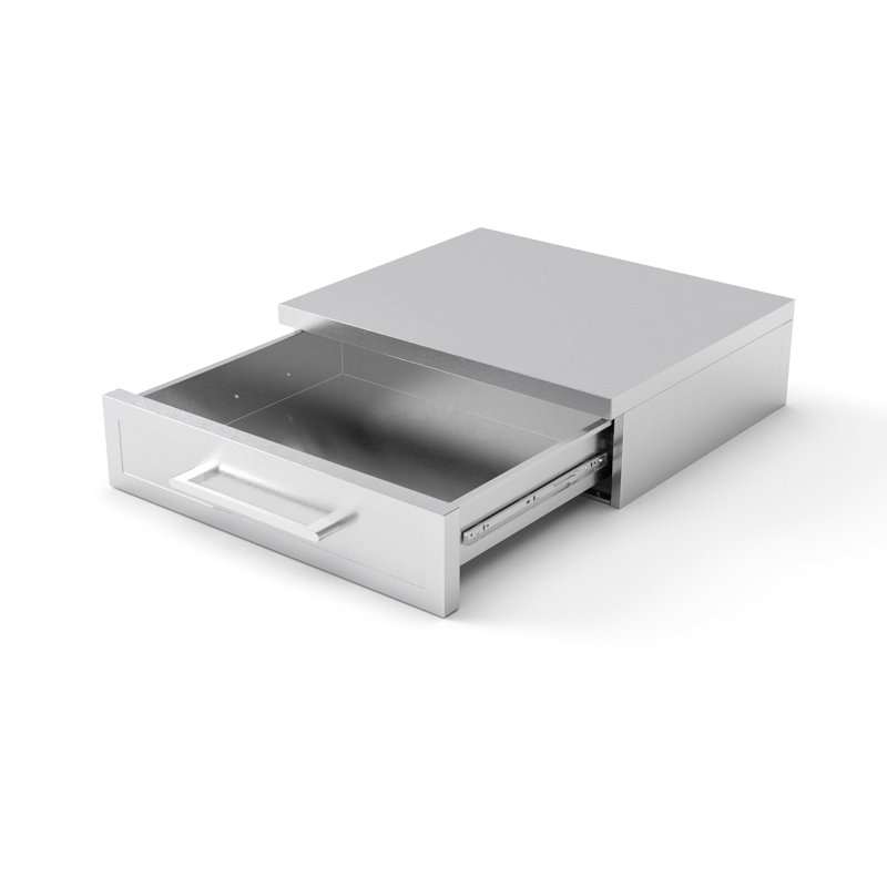 Module de tiroir de 72,4 cm (28,5 po) en acier inoxydable 304 et 430 pour cuisine extérieure Essential Series