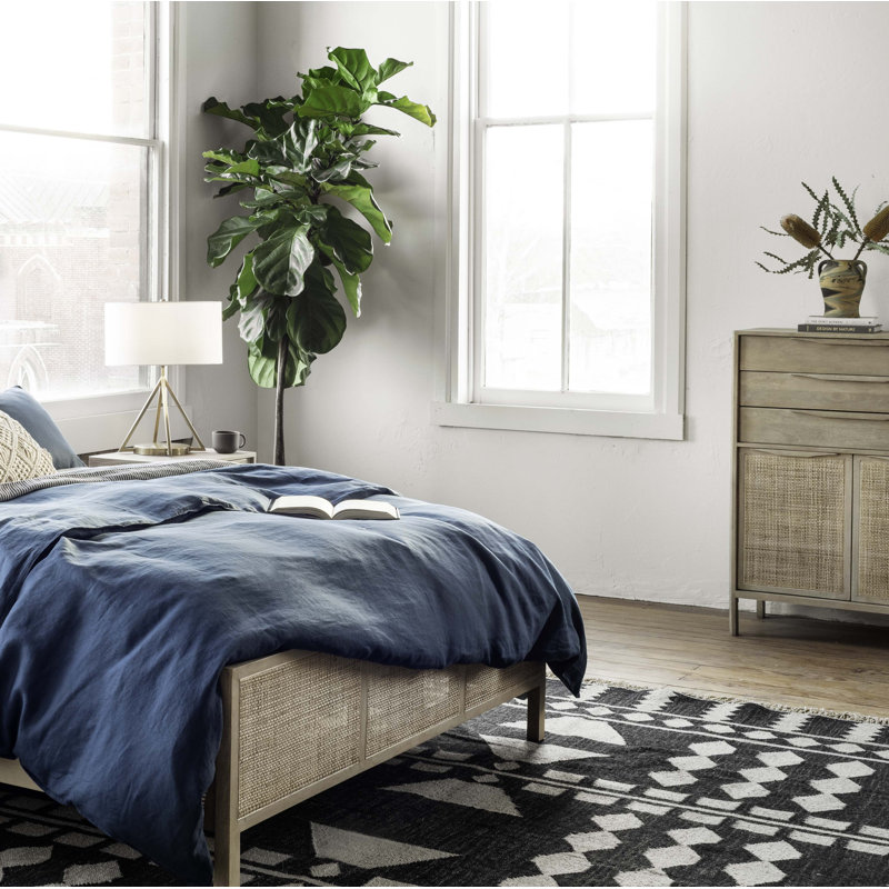 Nellie 33.5'' W 3 - Drawer Dresser, Natural Mango