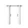 84'' Solid + Manufactured Wood Barn Doors Semi-Gloss with Installation Hardware Kit Bi-Fold Door