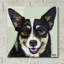 «Black and Tan Corgi» par Carolee Vitaletti, art mural en verre acrylique-1662085468