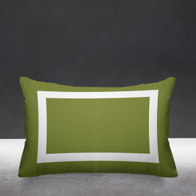 Luella Geometric Outdoor Reversible Throw Pillow