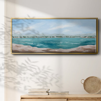 Turquoise Isle III - toile encadrée