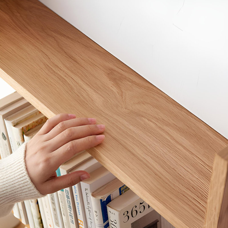Tablette murale flottante en bois massif, H 6,49 po x l 31,49 po x P 5,9 po