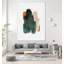 Sans cadre, peinture sur toile