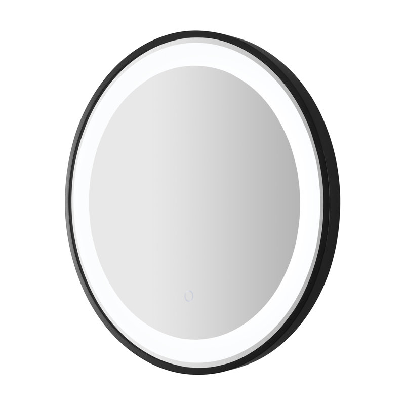 Blakewell, 24 po, noir / argent, miroir DEL en aluminium