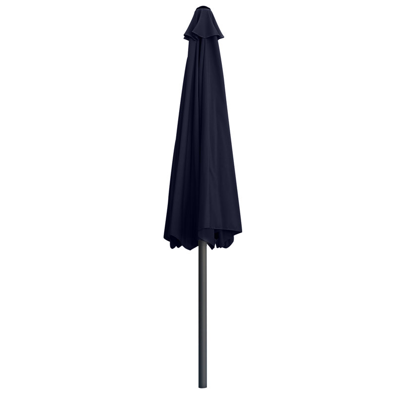 Parasol de marché Miqdad, Marine, H 108 po x l 106,3 po x P 106 po