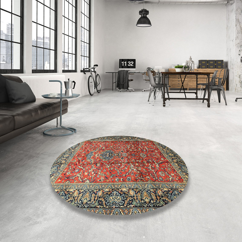 Olaf Oriental Indoor Rug, Round 6'