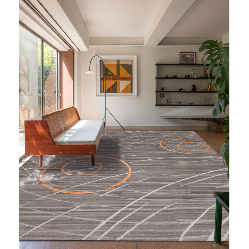Vaheed Ta-2 Hand Knotted Indoor Rug, Rectangle 8' x 10'