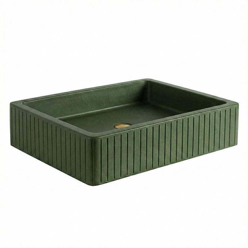 Newterra 19.62'' L Bathroom Sink, Forest