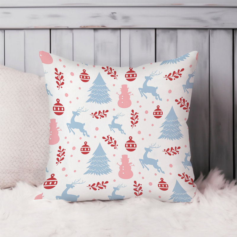 Holiday Christmas Tree Pattern III Modern, 16"H x 16"W