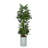 90'' Faux Palm Tree in Metal Planter