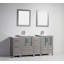  Modern 72" Double Bathroom Vanity Set with Mirror-27042763
