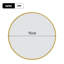 Glass D-Shaped Wall Full Length Mirror
