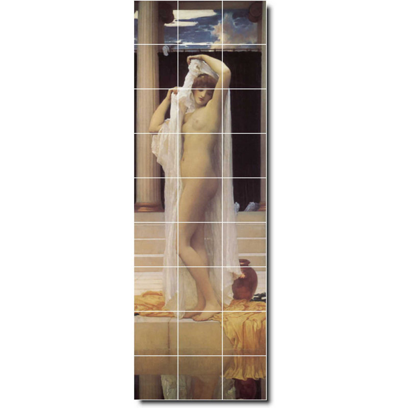 Carreau de céramique décorative 18 po x 54 po 6 po x 6 po, Nu 05410