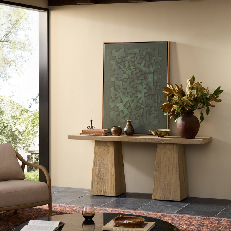 Atlas 70'' W Console Table, Bleached Alder