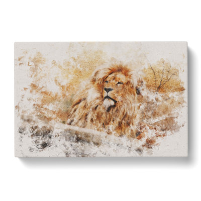 Lion Vol.1 - Wrapped Canvas Print