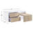 Rectangular Coffee Table With Pull-Out Table, Living Room Table