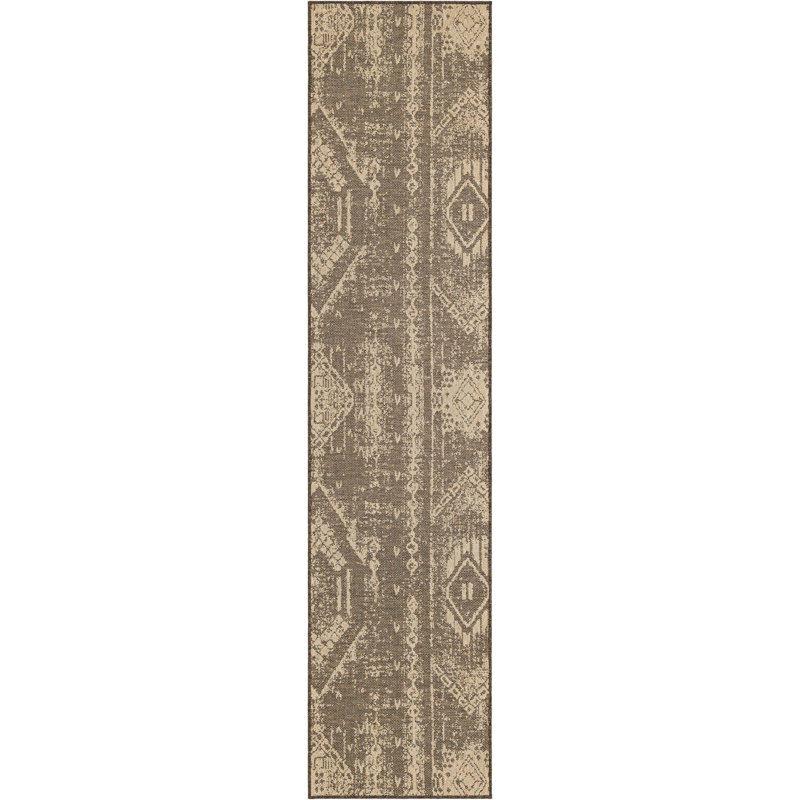 Sheglita Abstract Indoor Rug, Runner 2'9" x 12'