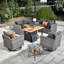 Ensemble de conversation modulaire avec coussins Hop-98495018-98495020
