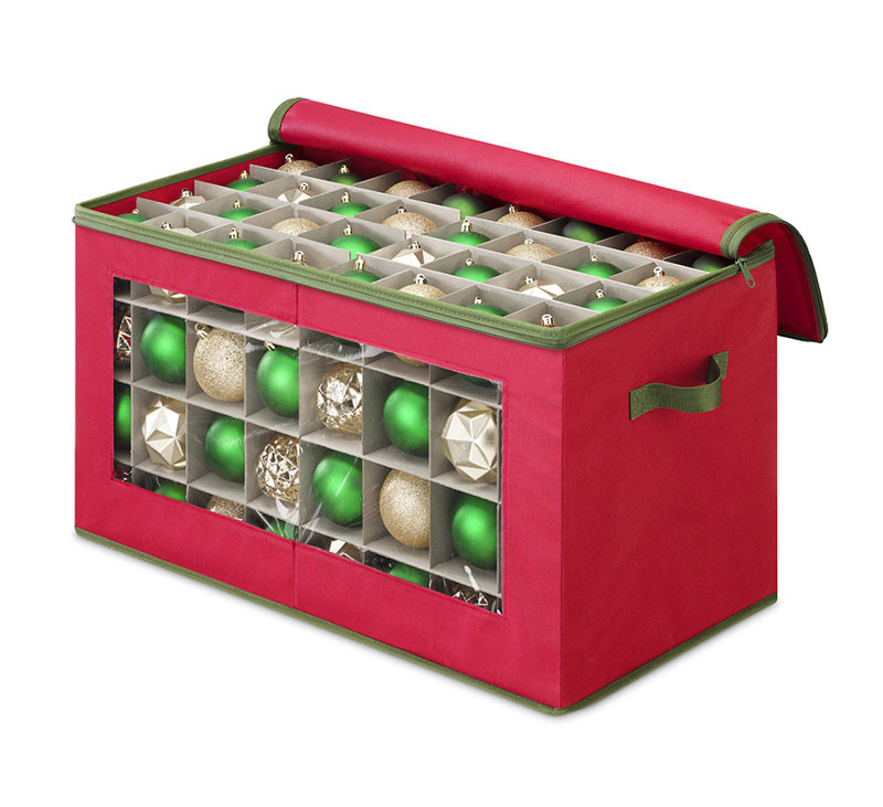 CHRISTMAS ORNAMENT BOX-128 SECTIONS