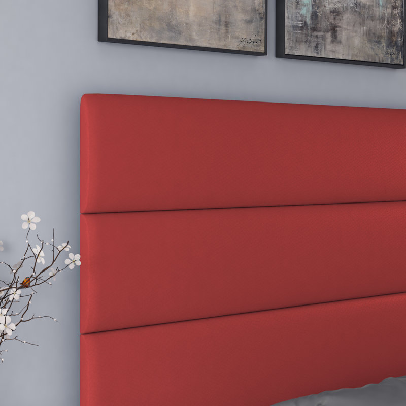 Base de lit tapissier Boyd Sleep Piedmont, Grand, Rouge