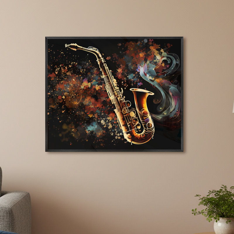 Single Picture Frame LED Illuminated Wall Art Wall Art on Glass / Aluminium, 50 cm H x 60 cm W