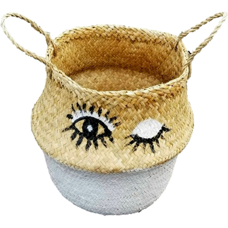 August Grove Seagrass Decorative Basket