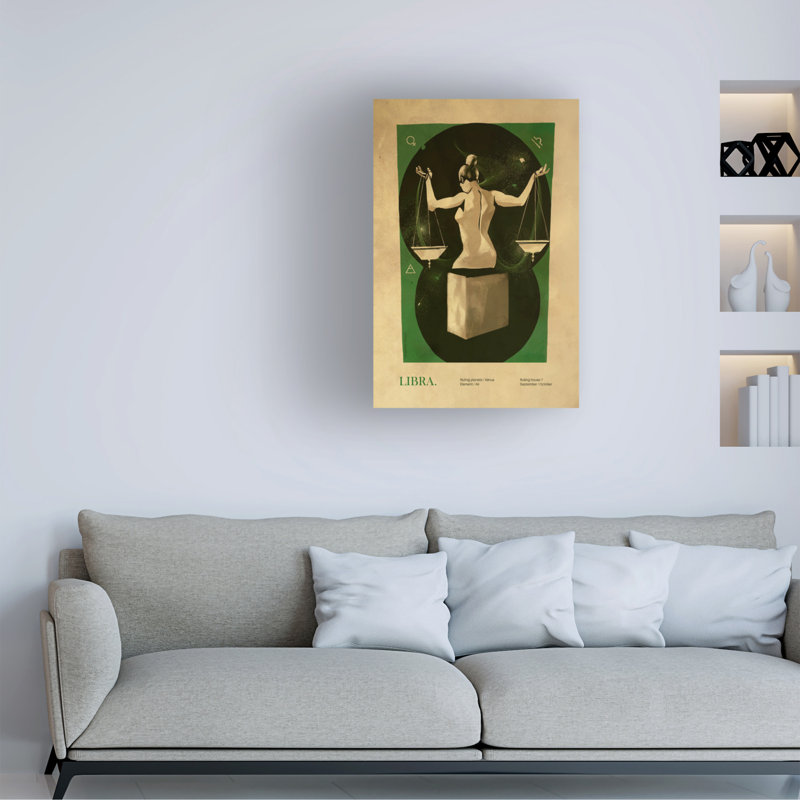 «Bolologia balance» sur toile, H 32 po x l 22 po x P 2 po