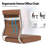 Amaiia Mid-Back Upholstered Armless Swivel Task Chair Ergonomic Adjustable Conference Chair-1395793274