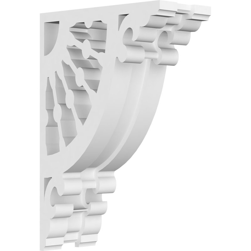 Corbeau en PVC de qualité architecturale, H 6 po x l 4 po x P 1,875 po