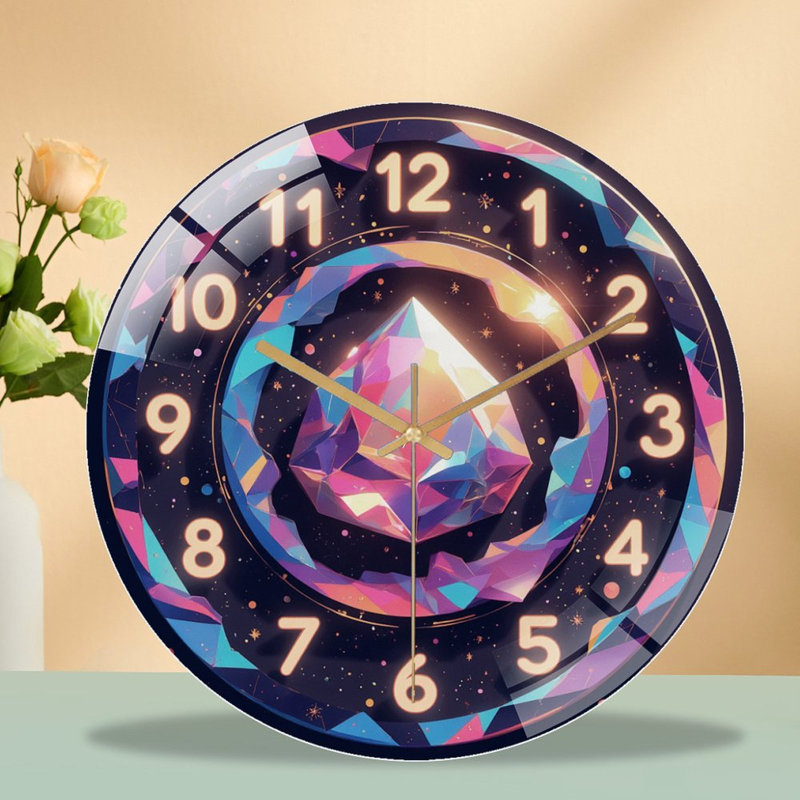 Horloge murale géométrique 12 po