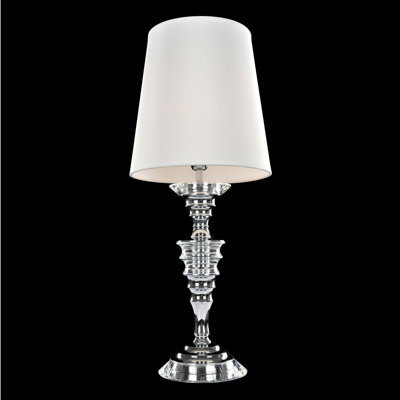 Cosimo 1 LT Chrome/Clear Table Lamp Allegri