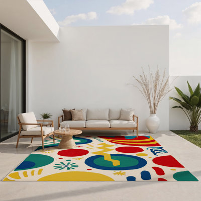 Tapis intérieur et extérieur Perky Curl