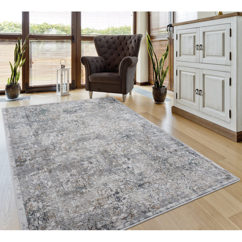 Tapis oriental beige, Rectangle 7 pi 10 po x 10 pi 6 po