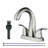 4 inch Double Handle Centerset Bathroom Sink Faucet with Drain Assembly-103398173