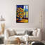 Fenêtre, tournesols II - Impression sur toile-80844265-80844271