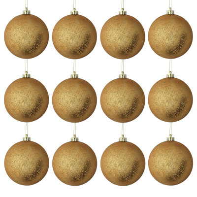 80mm Shatterproof Plastic Matt Mercury Ball Ornament